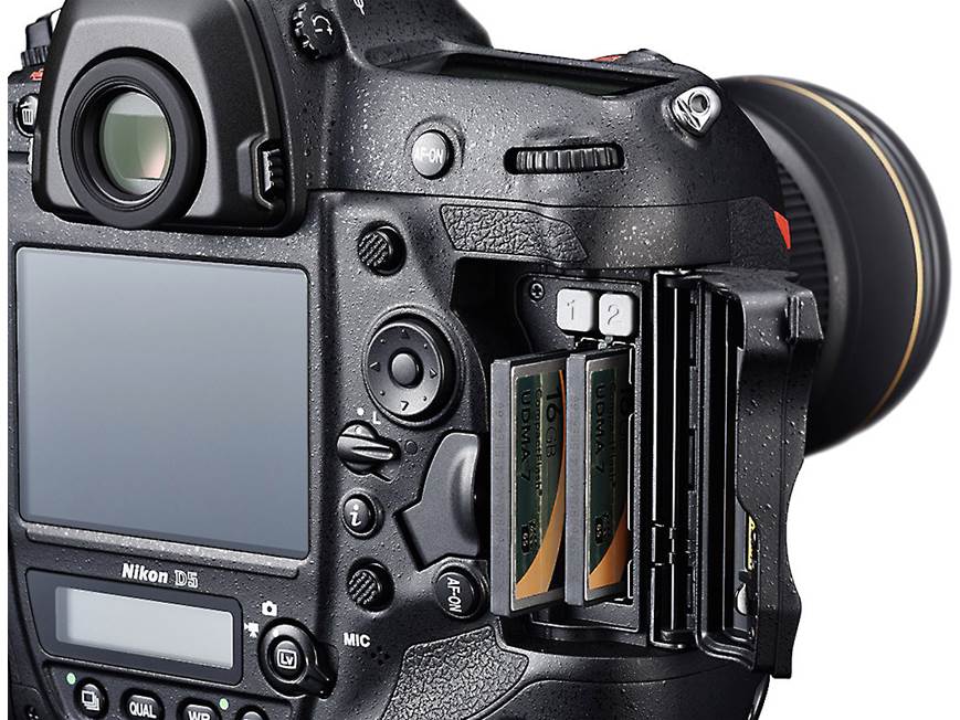 Nikon D5 (no lens included) (Dual CompactFlash slots) 20.8