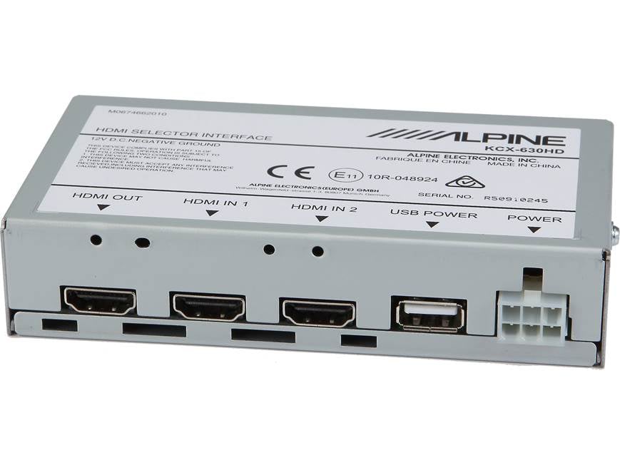 Alpine KCX-630HD HDMI switcher for Alpine digital media and
