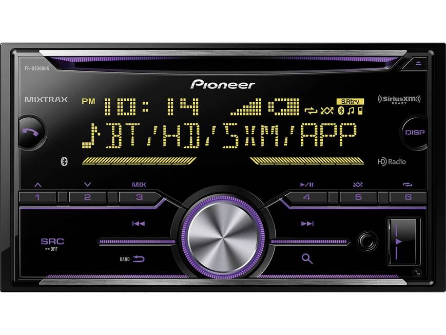 Pioneer FH-X830BHS CD receiver at Crutchfield