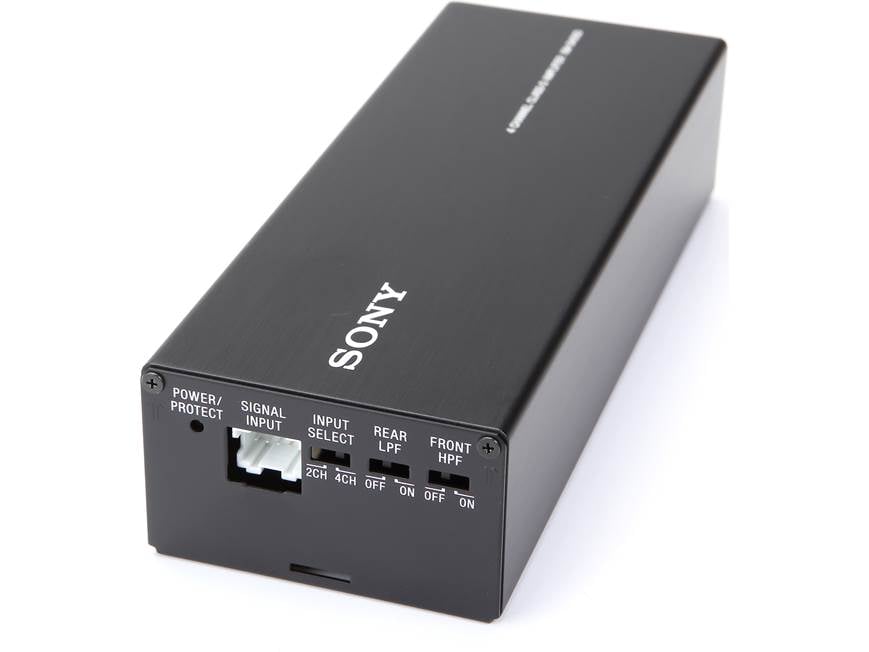 Sony XMS400D Compact 4-channel car amplifier — 45 watts RMS x 4 at