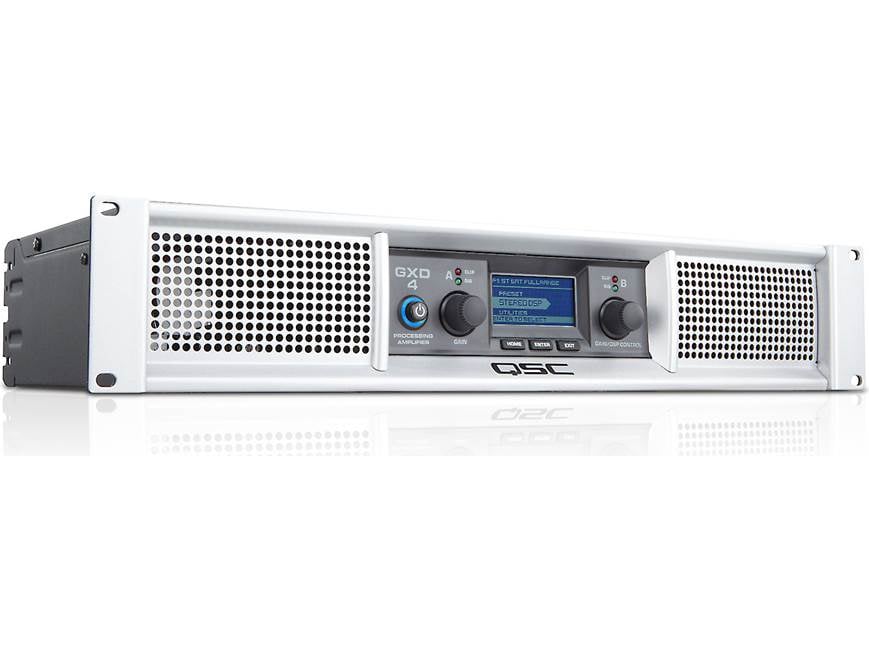 QSC GXD8 ステレオ パワーアンプ GXDシリーズ GXD8-NA QSC GXD4 GXD Series power amplifier — 400W x 2 at 8 ohms (non
