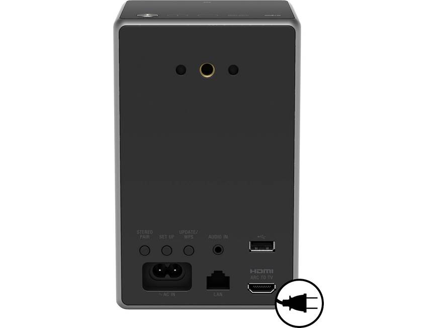 SONY／ソニー Bluetooth スピーカー ブラック SRS-ZR5 Sony SRS-ZR5 With Bluetooth Wi-Fi HDMI USB For Parts Or Repair | eBay