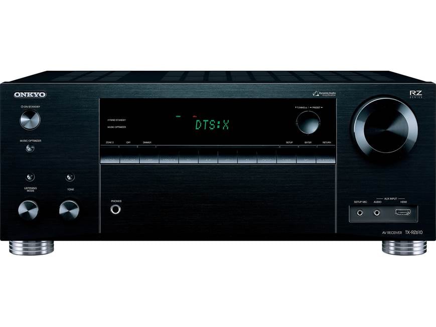 Onkyo TX-RZ610 7.2-channel home theater receiver with Wi-Fi