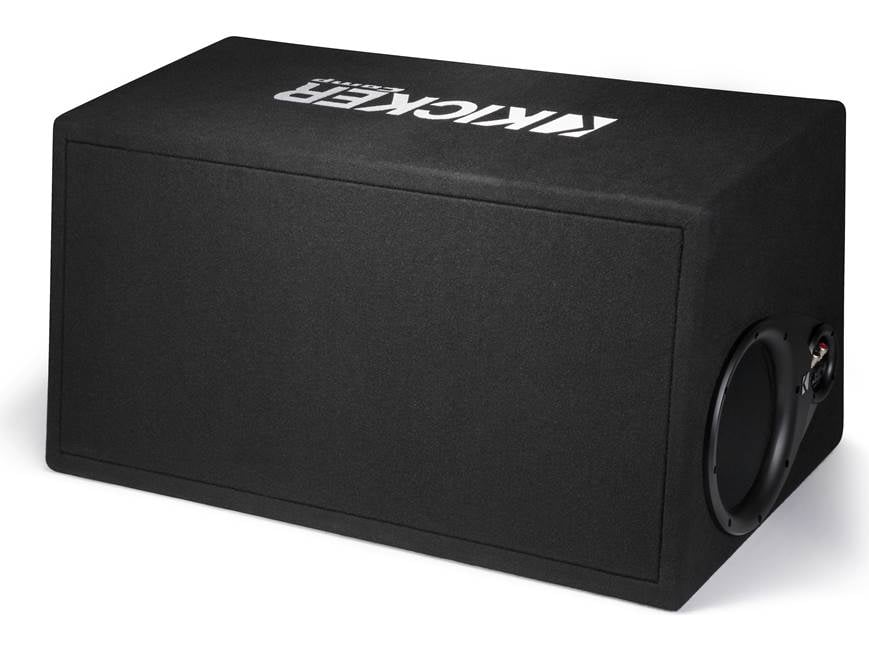 Kicker 43DC122 Ported enclosure with dual 12