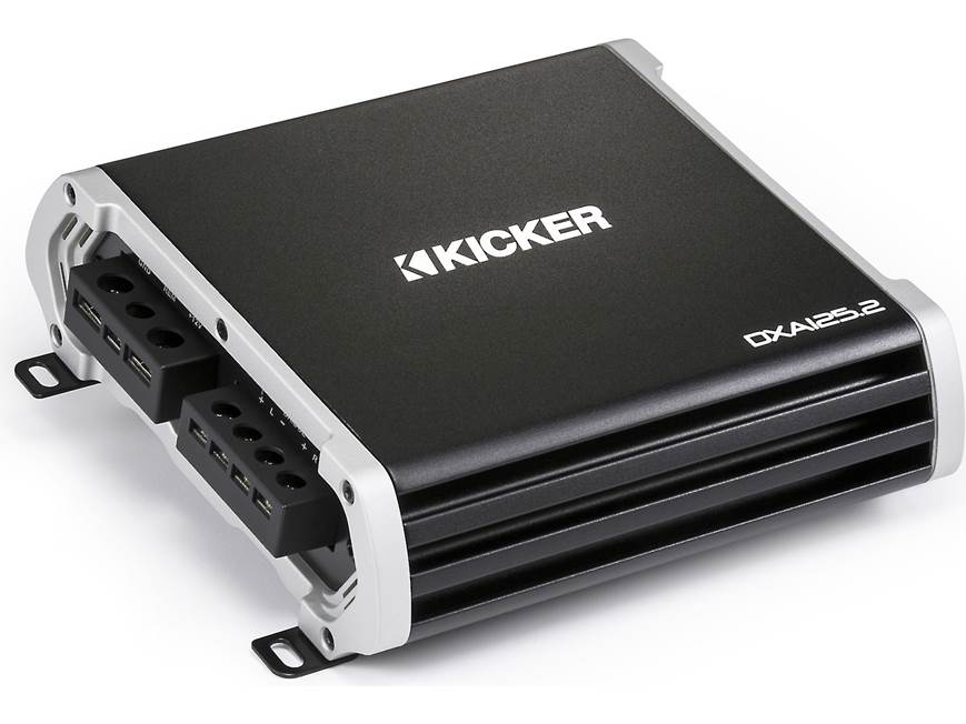 Kicker 43DXA125.2 2-channel car amplifier — 30 watts RMS x 2 at