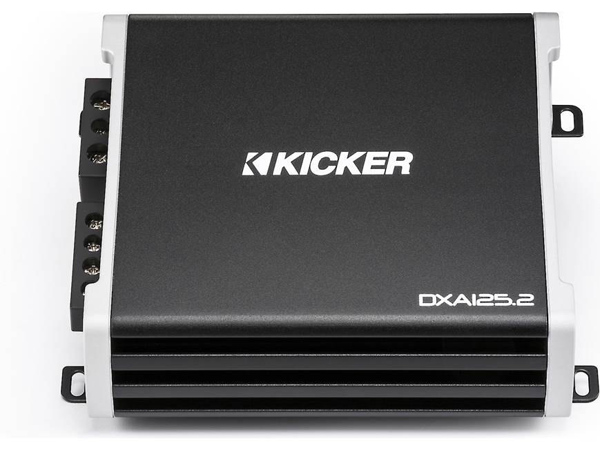 Kicker 43DXA125.2 2-channel car amplifier — 30 watts RMS x 2 at