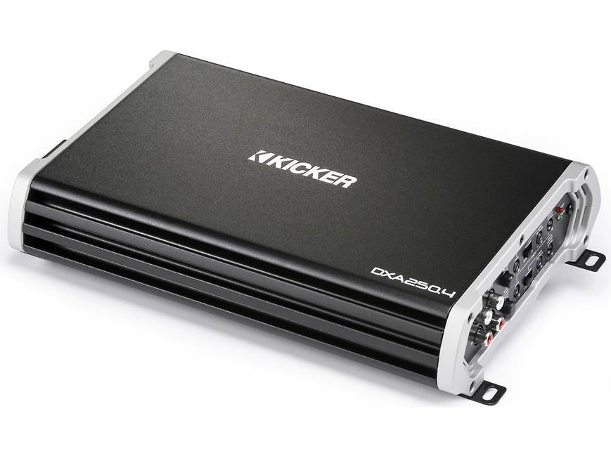 Kicker 43DXA250.4 4-channel car amplifier — 30 watts RMS x 4 at