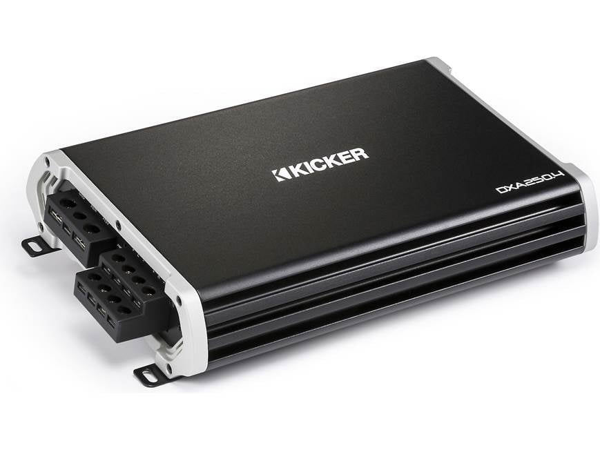 Kicker 43DXA250.4 4-channel car amplifier — 30 watts RMS x 4 at
