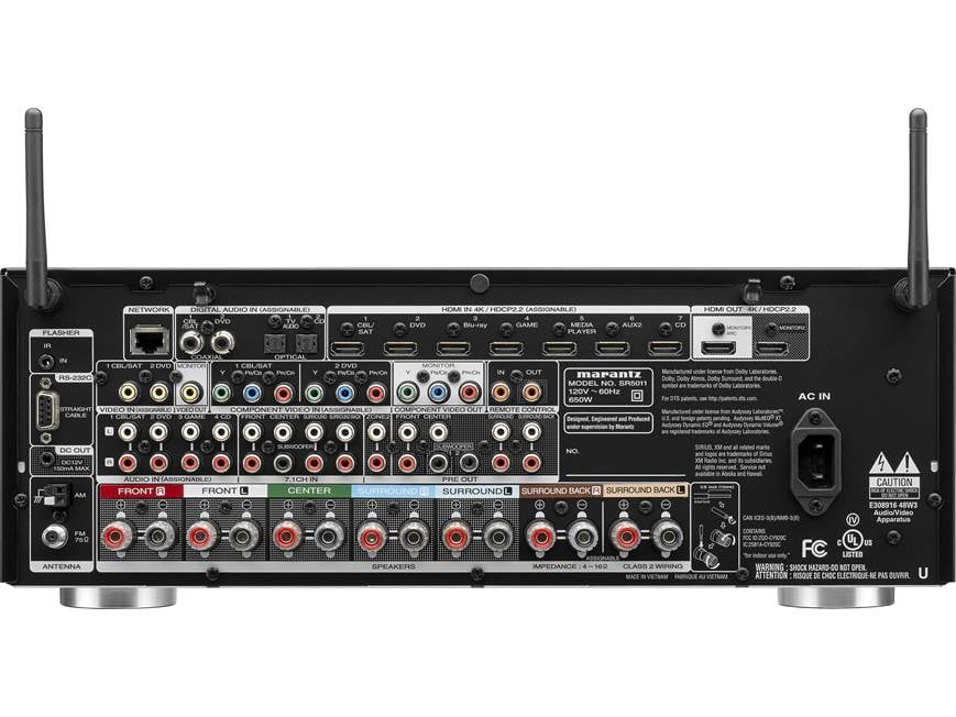 Marantz SR5011 7.2-channel home theater receiver with Wi-Fi