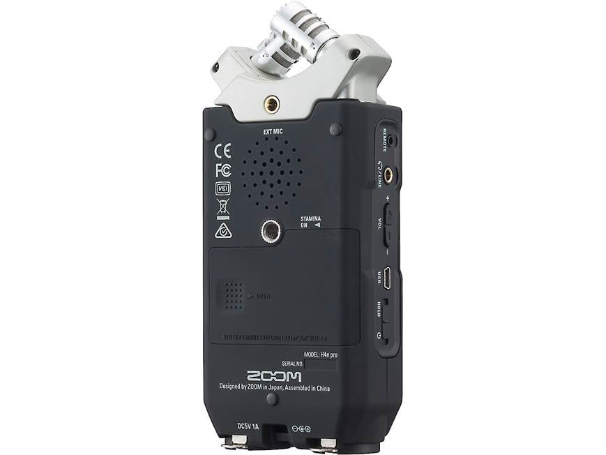 Zoom H4N Pro Handheld 4-track digital recorder at Crutchfield
