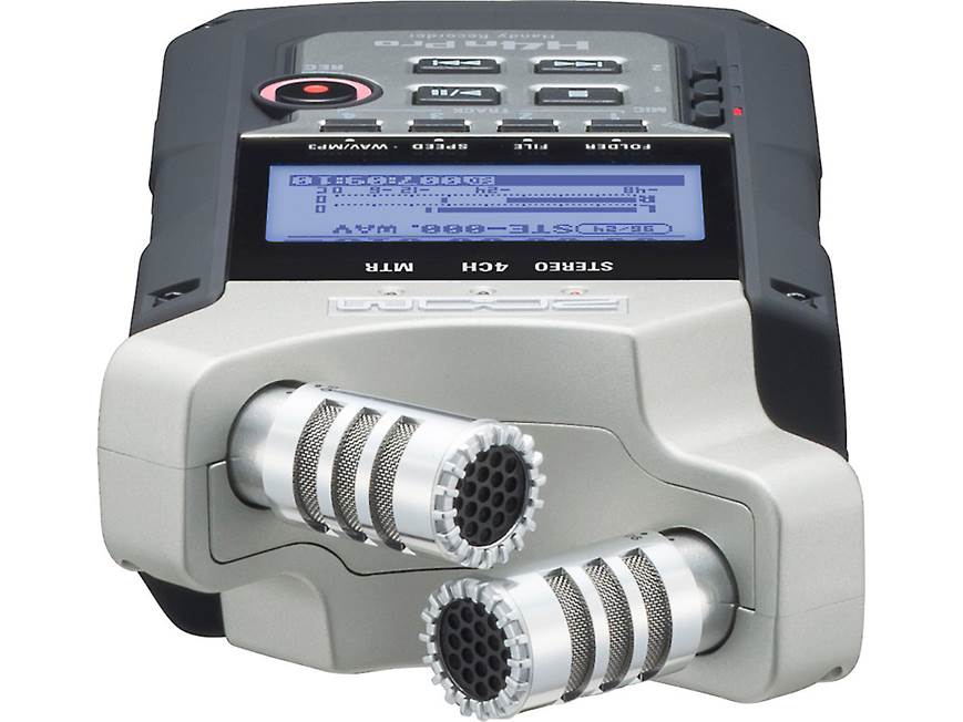 Zoom H4N Pro Handheld 4-track digital recorder at Crutchfield