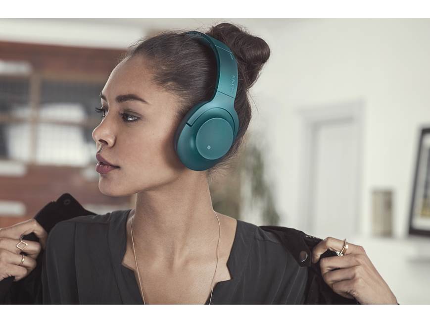 Sony h.ear on Wireless NC MDR-100ABN (Viridian Blue) Bluetooth