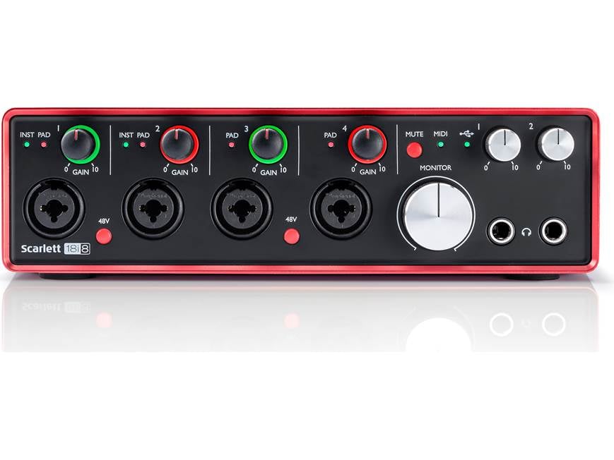 Focusrite Scarlett 18i8 (Second Generation) USB 2.0 audio
