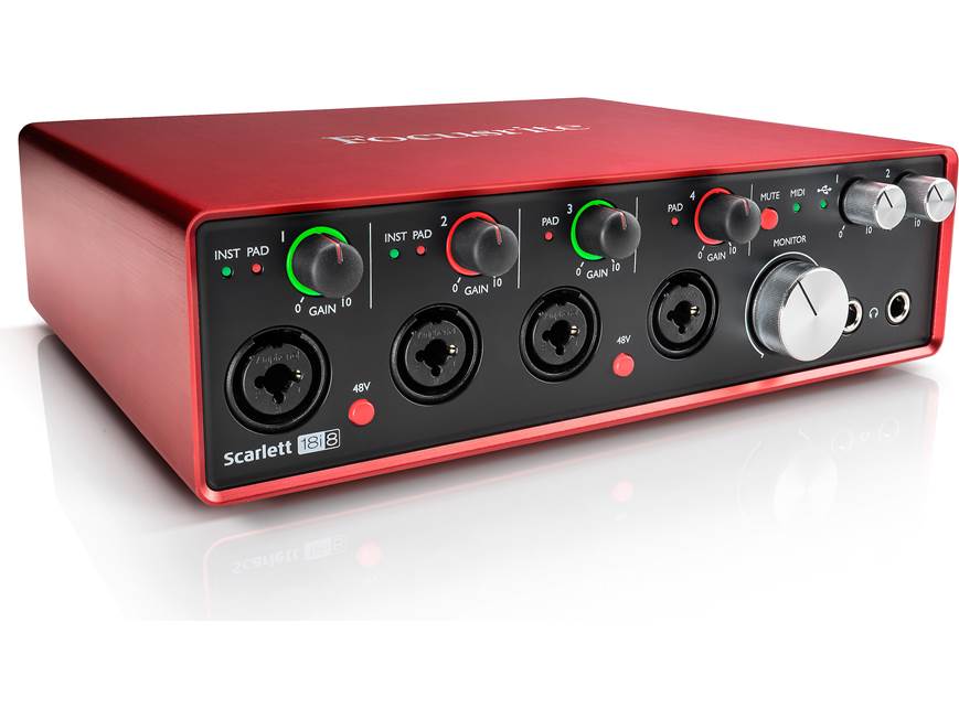 Focusrite Scarlett 18i8 (Second Generation) USB 2.0 audio