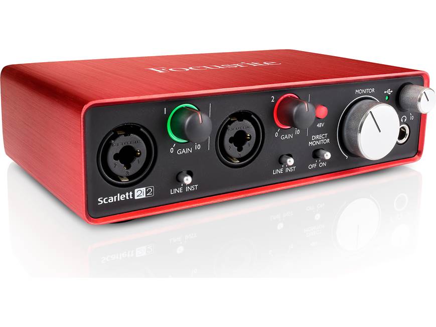 Focusrite Scarlett 2i2 (Second Generation) USB 2.0 audio interface