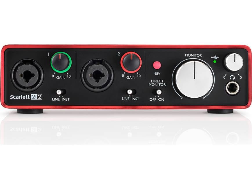 Focusrite Scarlett 2i2 (Second Generation) USB 2.0 audio interface