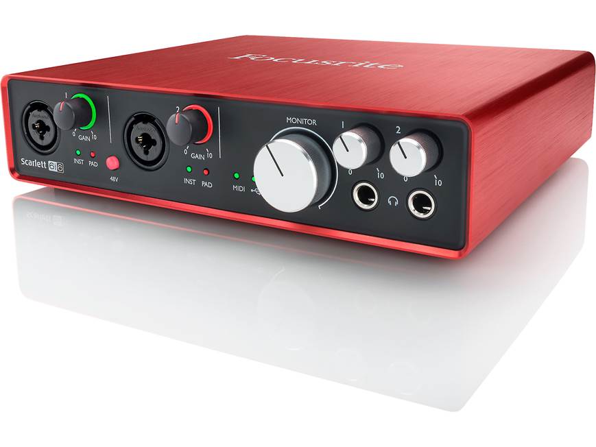 Focusrite Scarlett 6i6 (Second Generation) USB 2.0 audio interface
