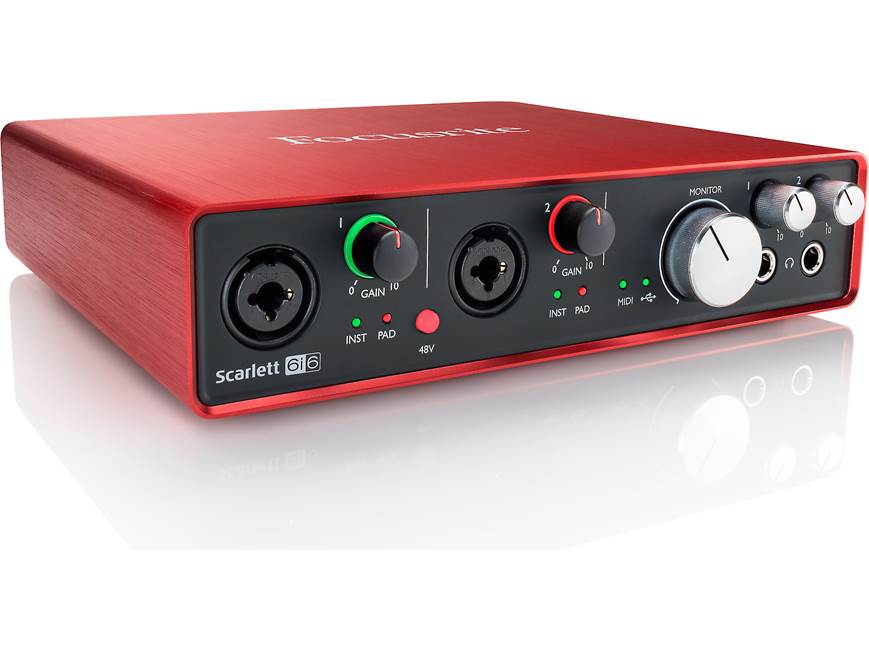 Focusrite Scarlett 6i6 (Second Generation) USB 2.0 audio interface