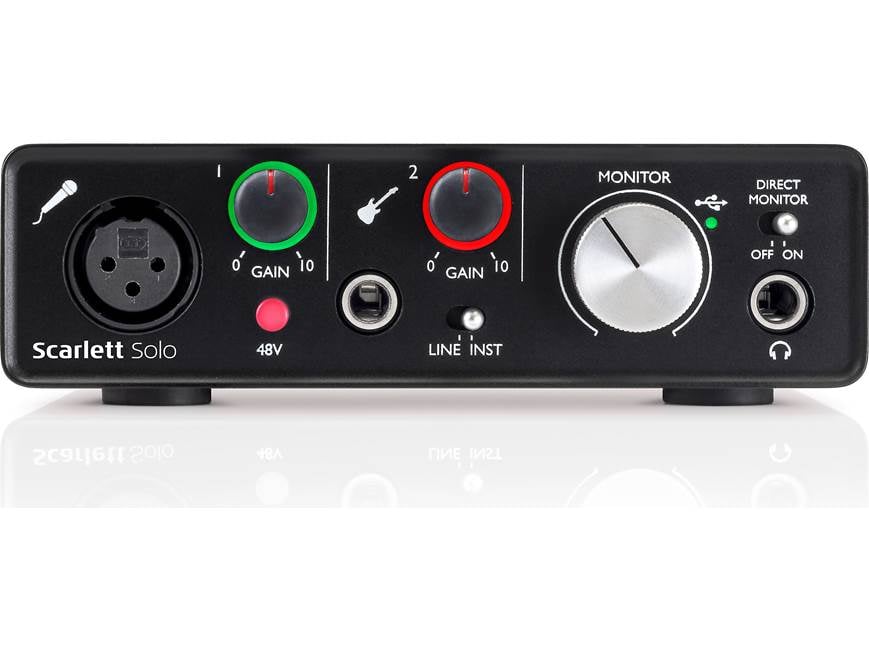 Focusrite Scarlett Solo (Second Generation) USB 2.0 audio