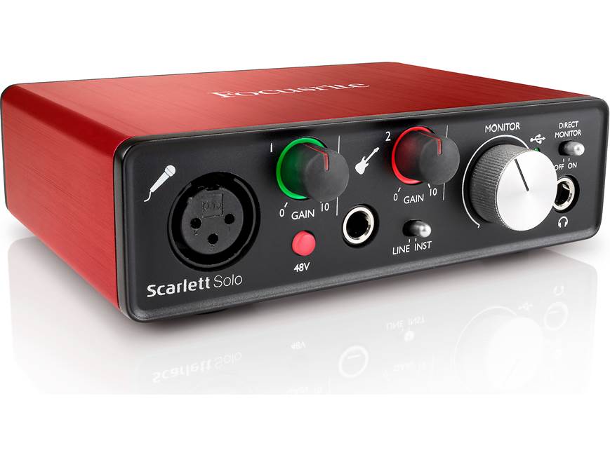 Focusrite Scarlett Solo (Second Generation) USB 2.0 audio