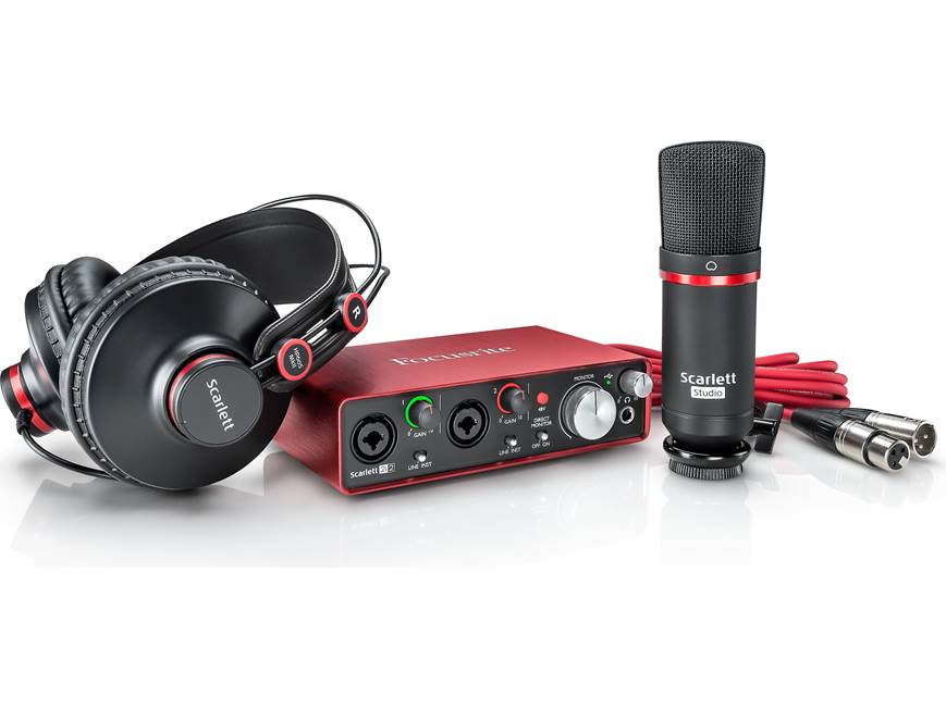 Focusrite Scarlett 2i2 Studio (Second Generation) Home recording