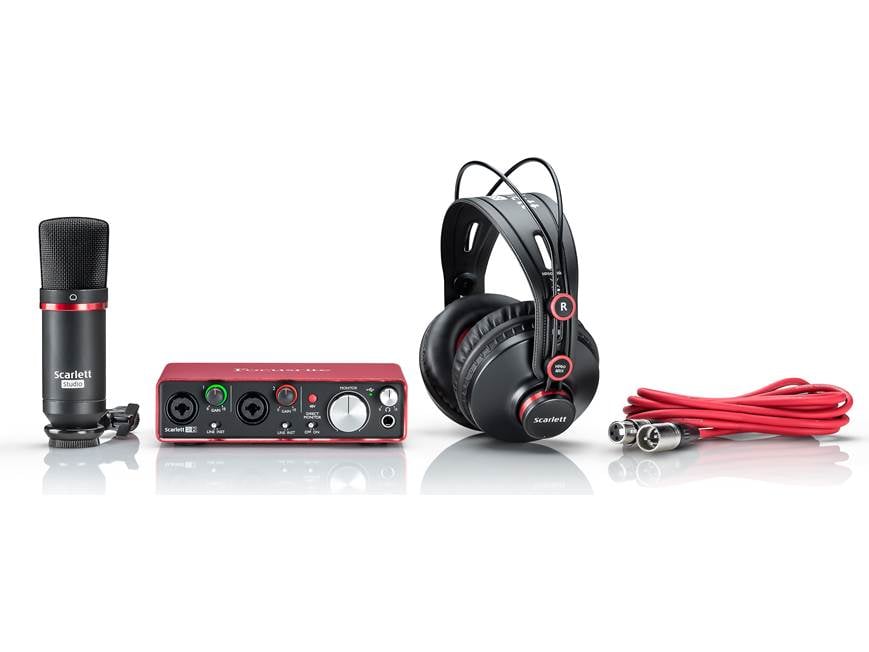 Focusrite Scarlett 2i2 Studio (Second Generation) Home recording