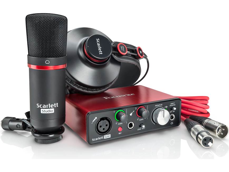 Focusrite Scarlett Solo Studio (Second Generation) Home recording