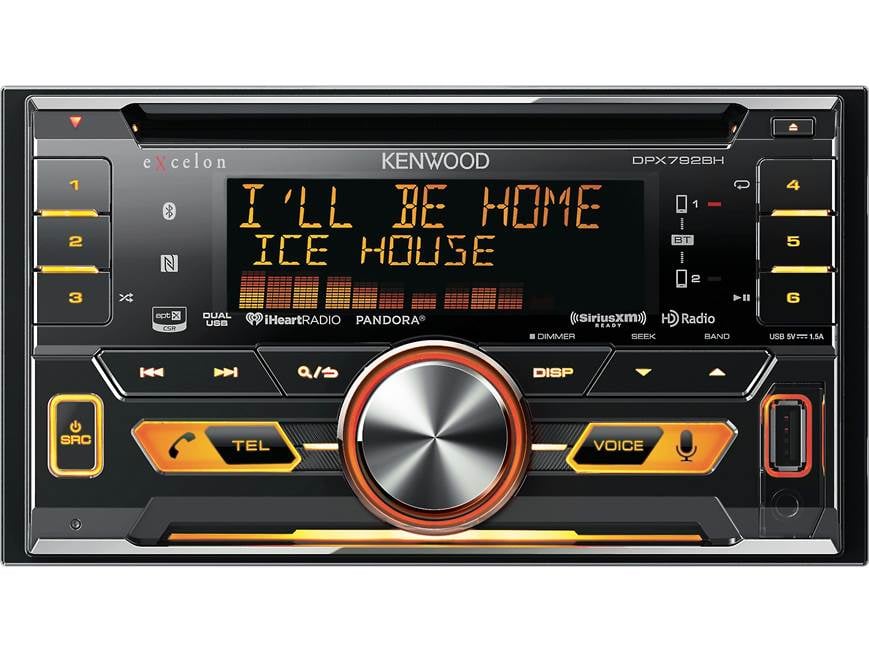 Kenwood Excelon DPX792BH CD receiver at Crutchfield
