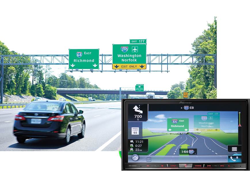 Pioneer AVIC-8200NEX Navigation receiver at Crutchfield