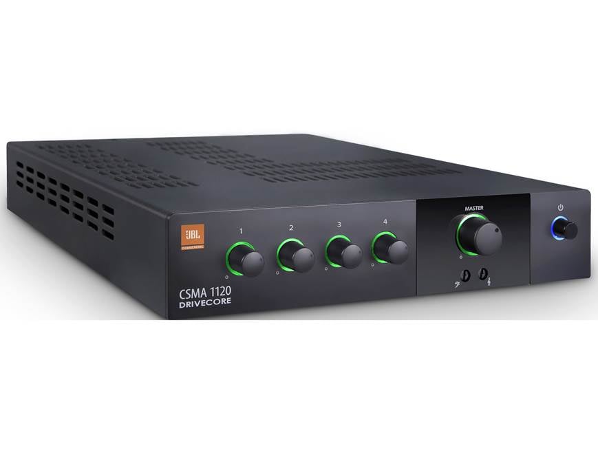 JBL CSMA 1120 4-input commercial mixer/amplifier — 120W x 1 at 70V