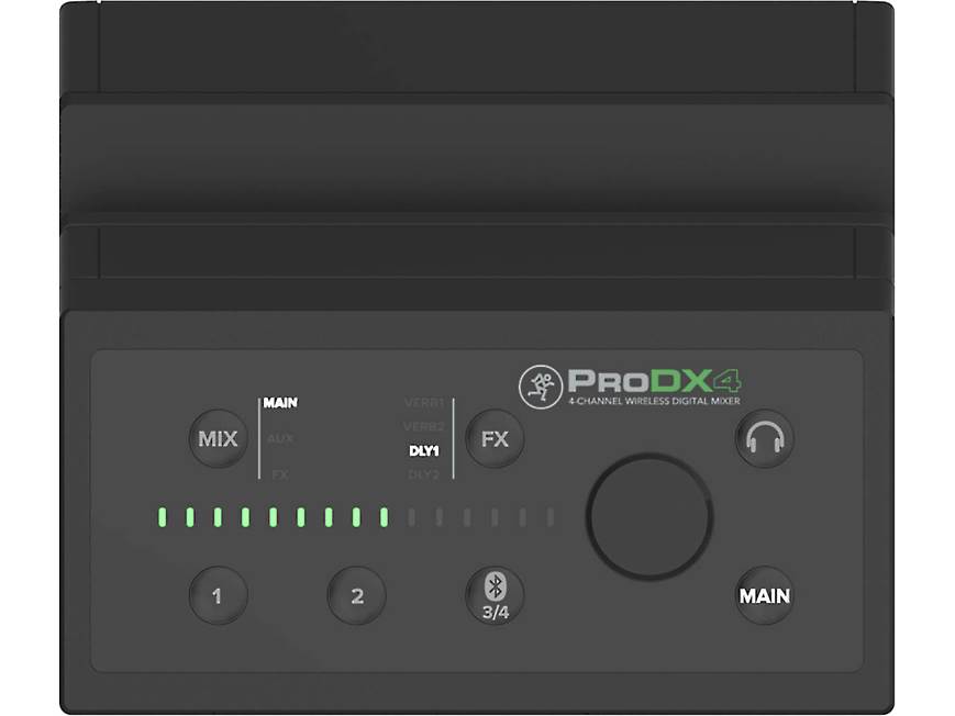 Mackie ProDX4 4-channel digital mixer with Bluetooth® control at