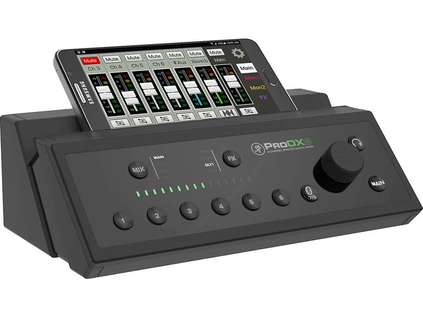 【新品送料込】MxMxM MACKEY 1st PRO MODEL 8.0” Mackie ProDX8 8-channel digital mixer with Bluetooth® control at