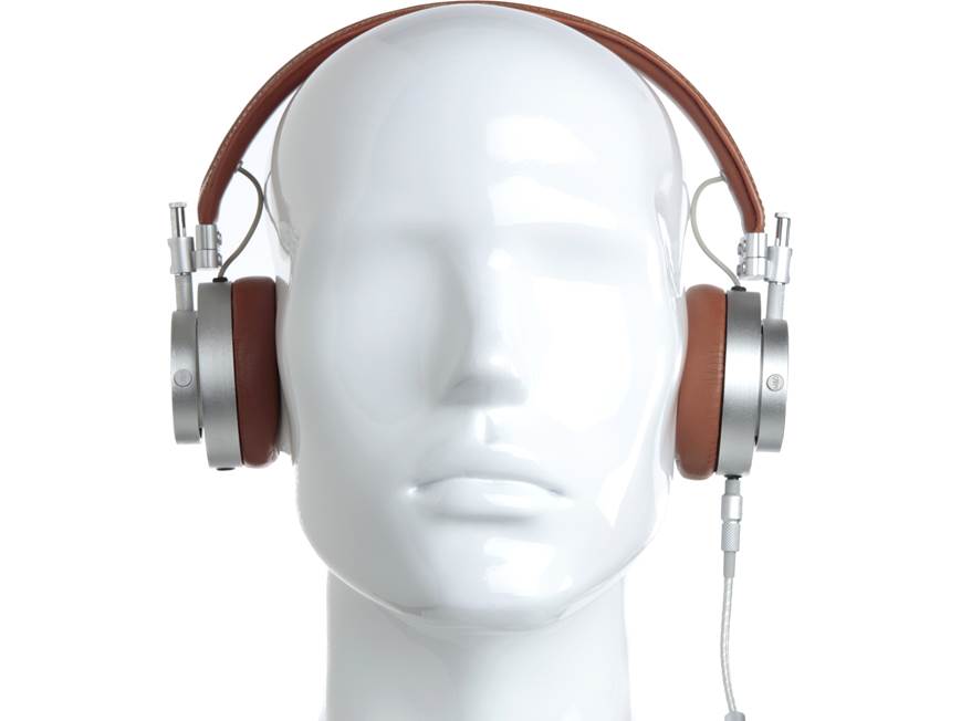 Master&Dynamic MH30 SILVER/BROWN ヘッドホン Master & Dynamic - MH30 - Silver Metal / Brown Leather - Premium