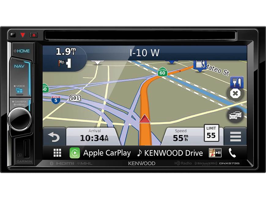 Kenwood DNX573S Navigation receiver at Crutchfield