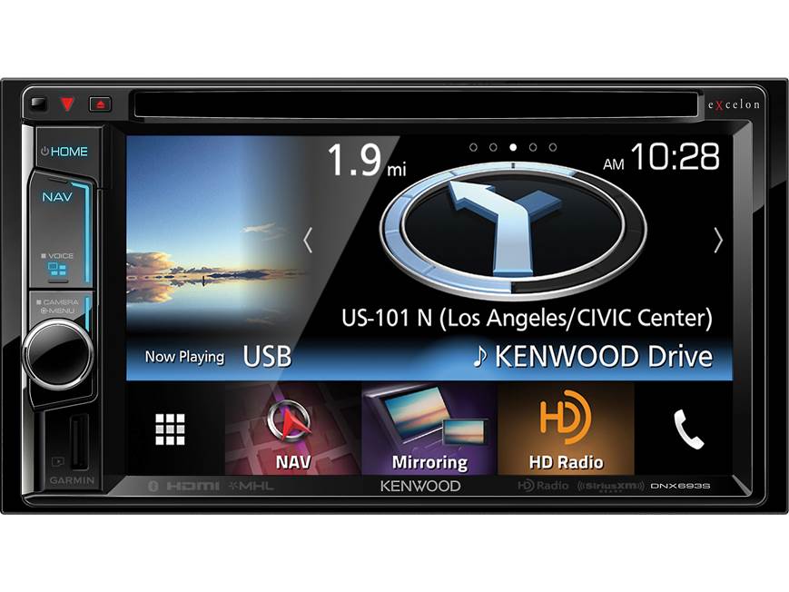 Kenwood Excelon DNX693S Navigation receiver at Crutchfield