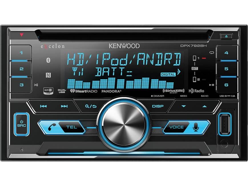 Kenwood Excelon DPX792BH CD receiver at Crutchfield