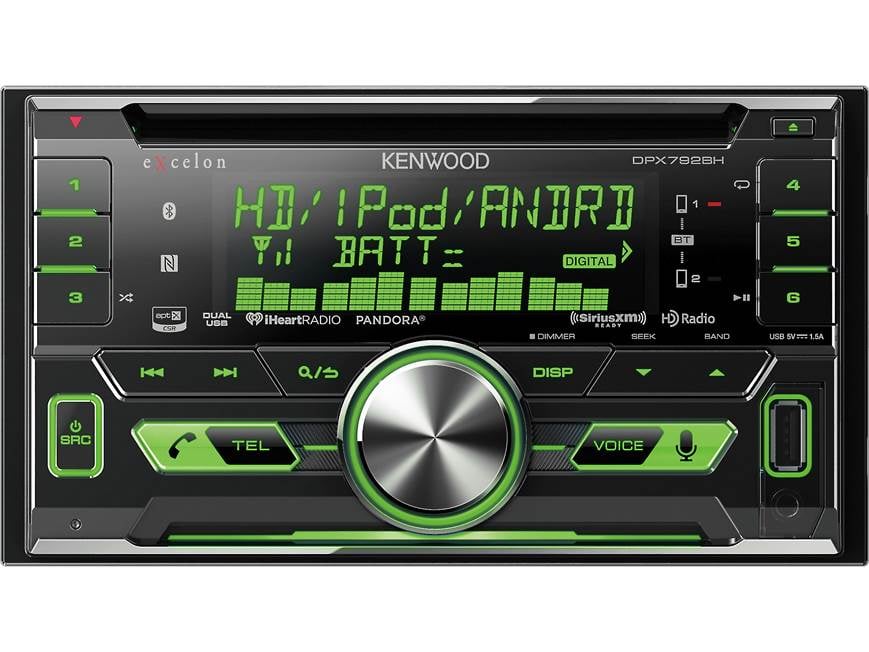 Kenwood Excelon DPX792BH CD receiver at Crutchfield