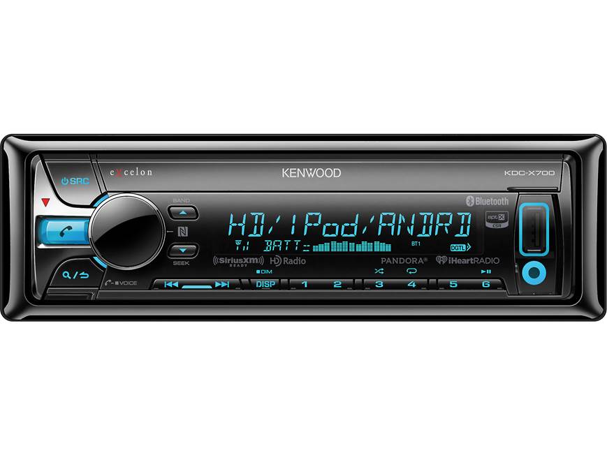 Kenwood Excelon KDC-X700 CD receiver at Crutchfield