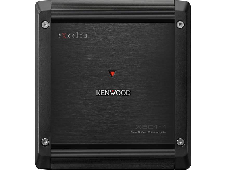 Kenwood Excelon X501-1 Mono subwoofer amplifier — 500 watts RMS x