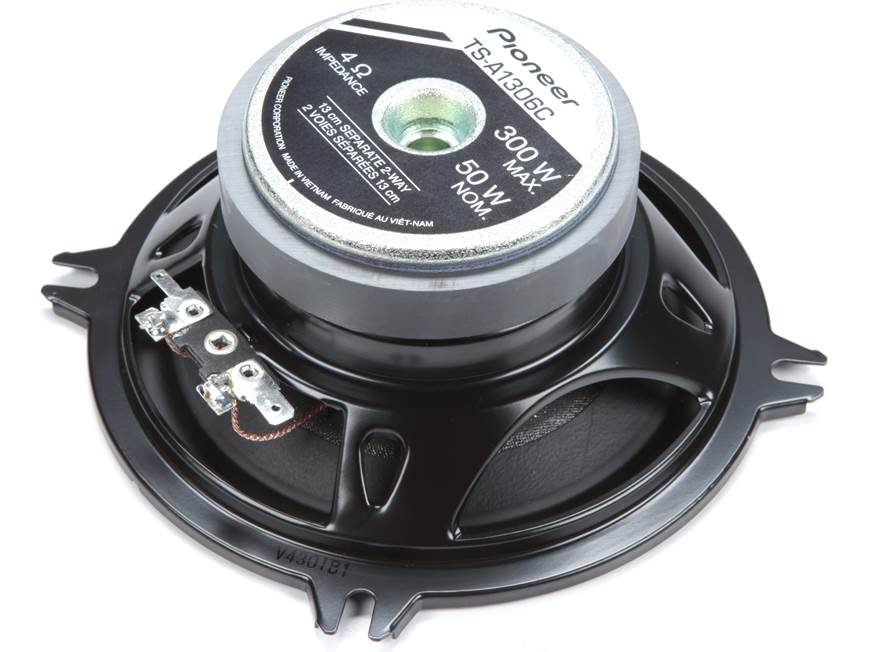 Pioneer TS-A1670F 3-Way Coaxial Sound System, 300W, 13 cm, Black