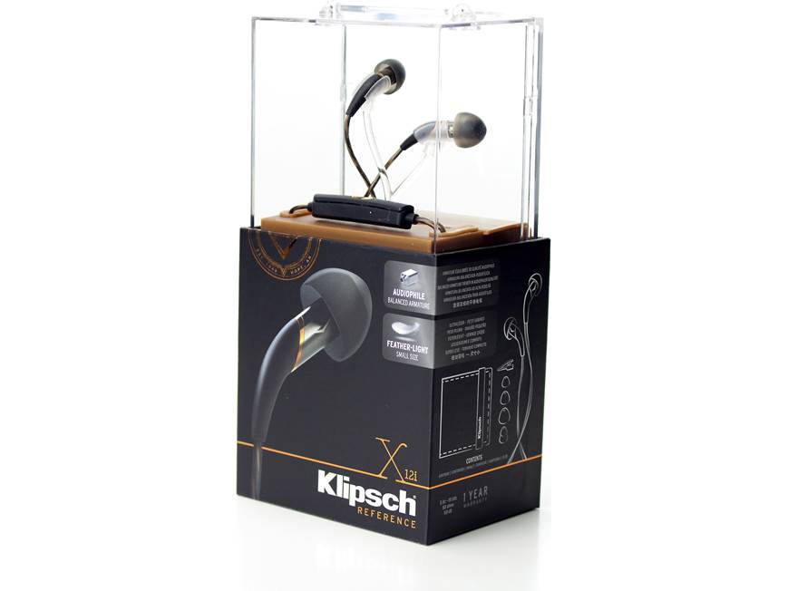 Klipsch X12i in-ear headphones In-ear headphones with Apple