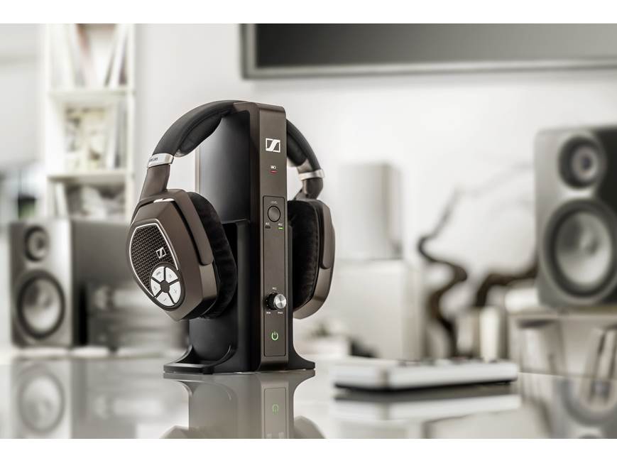 Sennheiser RS 185 Wireless headphones with transmitter at Crutchfield