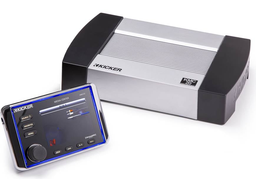 Kicker KMC20 Hideaway marine digital media receiver with Bluetooth