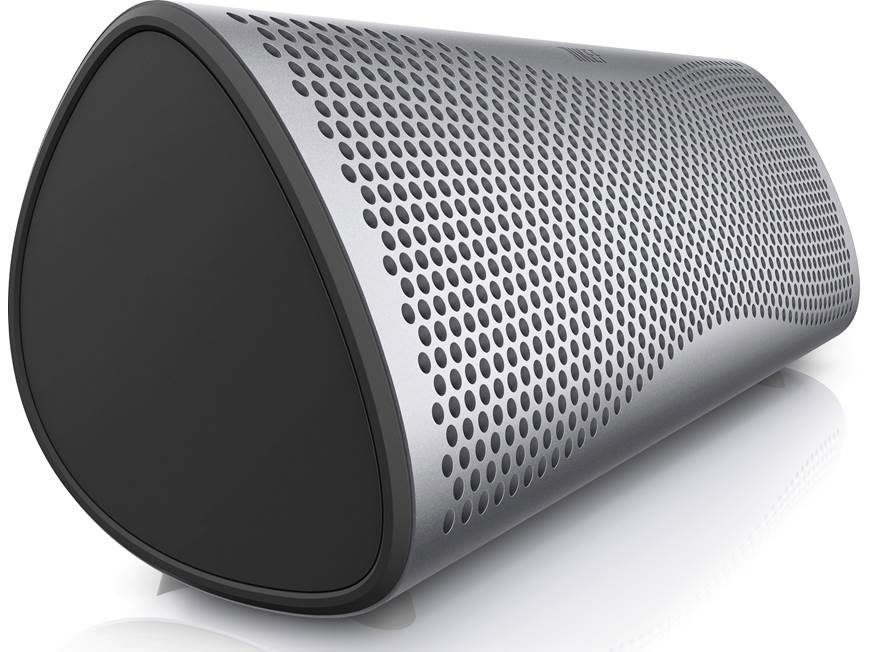 KEF MUO (Silver) Portable Bluetooth® speaker (Silver) at Crutchfield