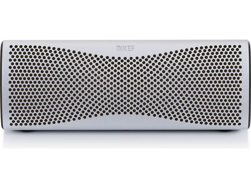 KEF MUO (Silver) Portable Bluetooth® speaker (Silver) at Crutchfield
