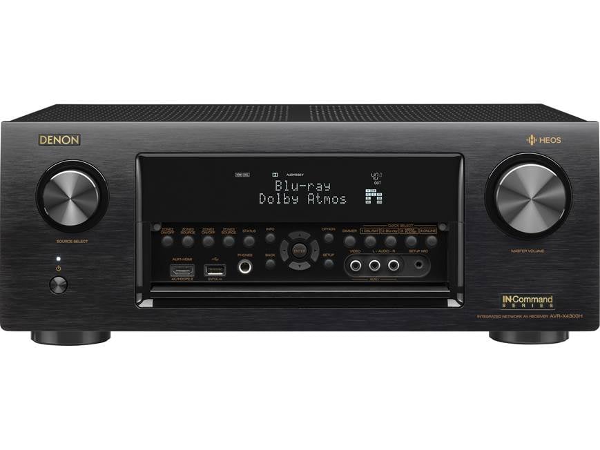 Denon AVR-X4300H IN-Command 9.2-channel home theater receiver with