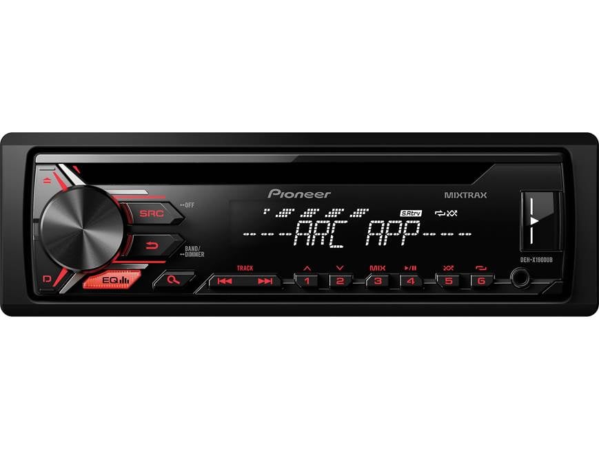 Pioneer DEH-X1900UB CD receiver at Crutchfield