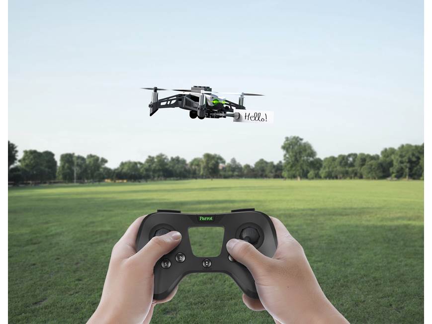 Parrot Mambo Quadcopter Minidrone with cannon and grabber