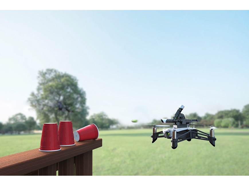 Parrot Mambo ドローン キャノン付き Parrot Mambo Quadcopter Minidrone with cannon and grabber