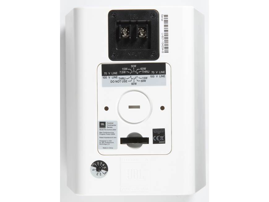 JBL Control 25AV (White) 5-1/4